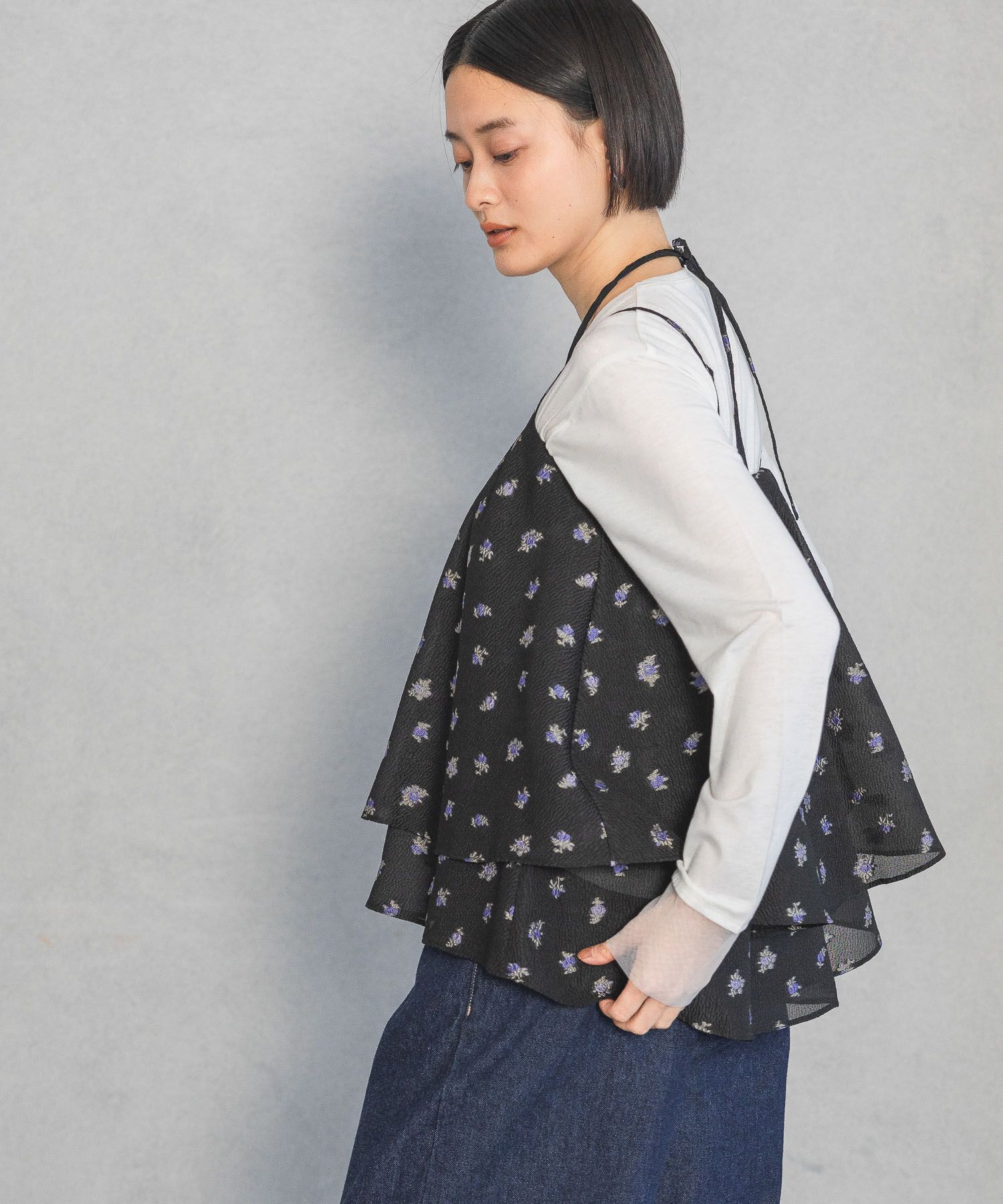 A part by 「フラワージャガードキャミチュニック」|シャツ・ブラウス|