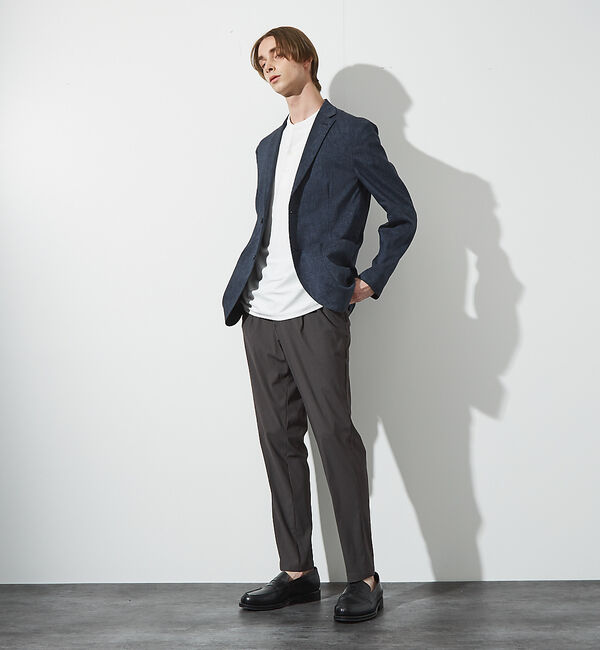 ABAHOUSE「【常に適温 / 37.5 Technology】 1プリーツ イージーパンツ/ハ」|その他|