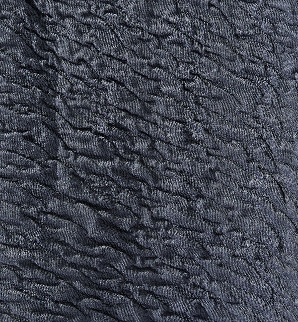 ABAHOUSE「ウェーブリンクル　フクレジャガード ポロシャツ/ オーバーサイズ/ ストレッチ」|ポロシャツ|