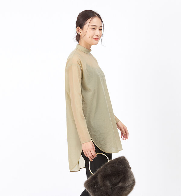 Rouge vif「シースルーブラウス」|シャツ・ブラウス|