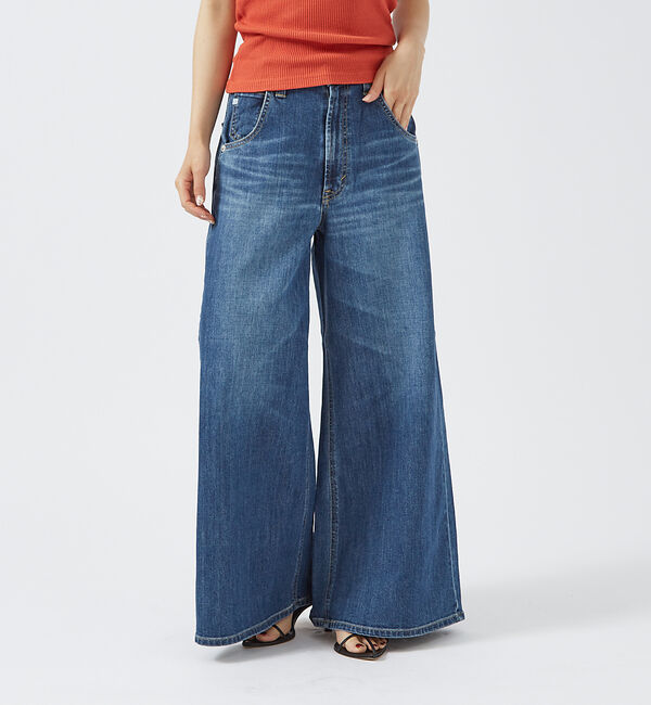 Rouge vif「【SOMETHING/サムシング】LISA / スーパーワイド / デニムパンツ」|デニム|