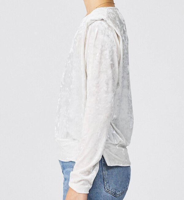 Rouge vif「【Keena/キーナ】ロングスリーブ/トップス/ベロア/お出かけ【WEB限定】」|Tシャツ・カットソー|