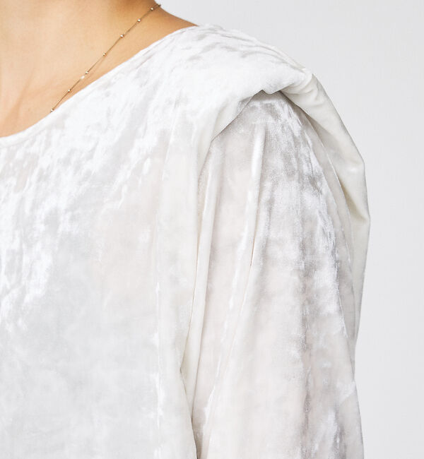 Rouge vif「【Keena/キーナ】ロングスリーブ/トップス/ベロア/お出かけ【WEB限定】」|Tシャツ・カットソー|