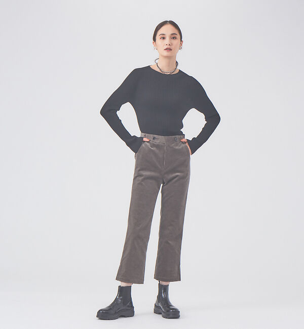 qualite「セミストレートコールパンツ」|その他|