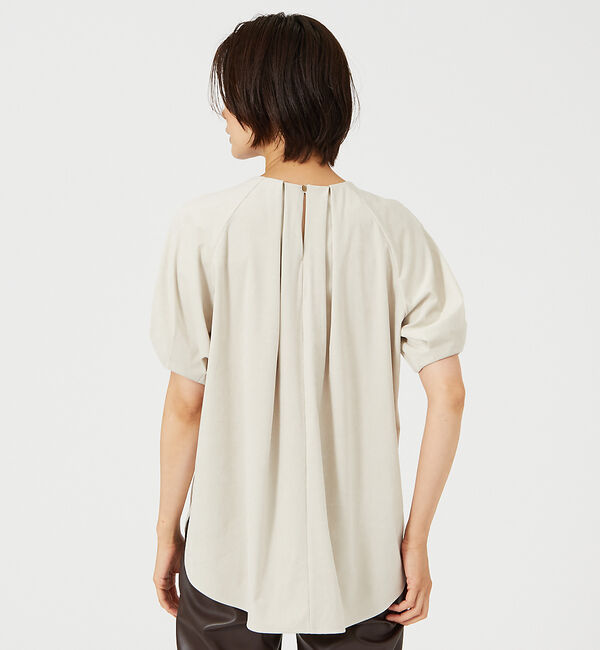 qualite「トリコットスェードカットソー」|Tシャツ・カットソー|