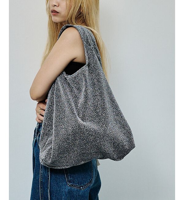 NOMINE「【AT CREATION】ラメ トートバッグ」|トートバッグ|シルバー