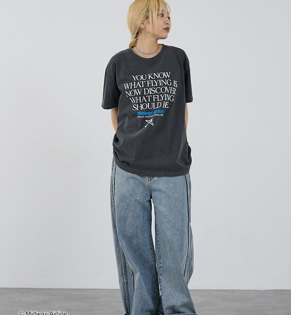 NOMINE「【GOOD ROCK SPEED】Midway Airlines メッセージプリ」|Tシャツ・カットソー|