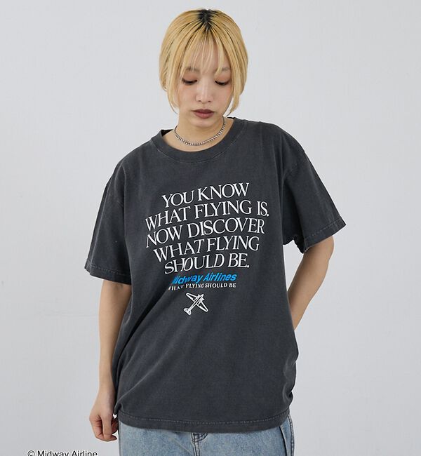 NOMINE「【GOOD ROCK SPEED】Midway Airlines メッセージプリ」|Tシャツ・カットソー|