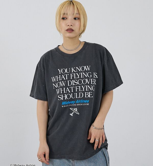 NOMINE「【GOOD ROCK SPEED】Midway Airlines メッセージプリ」|Tシャツ・カットソー|