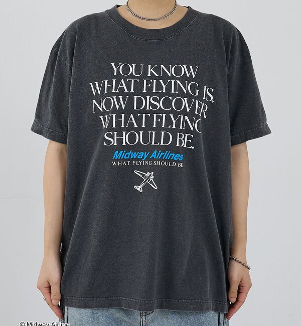 NOMINE「【GOOD ROCK SPEED】Midway Airlines メッセージプリ」|Tシャツ・カットソー|