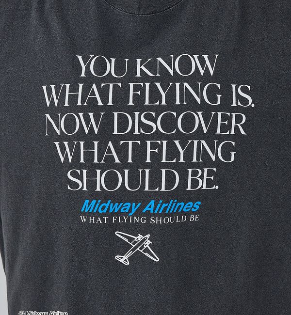 NOMINE「【GOOD ROCK SPEED】Midway Airlines メッセージプリ」|Tシャツ・カットソー|