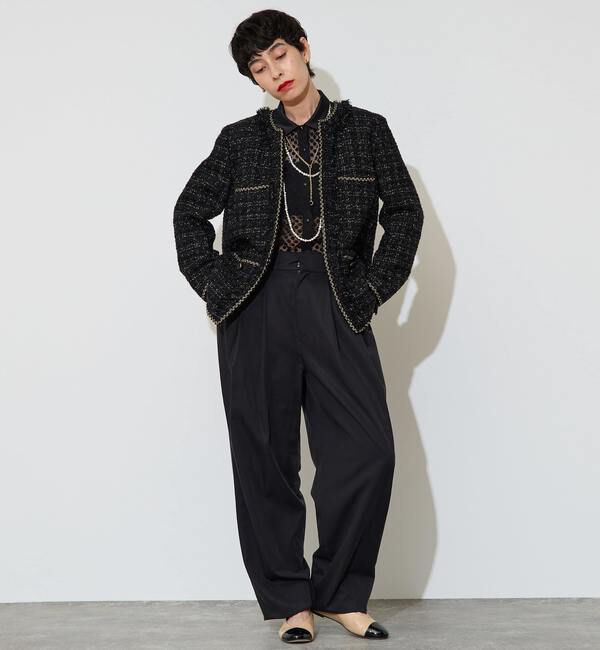 Liesse「オパールドットシアーシャツ」|シャツ・ブラウス|