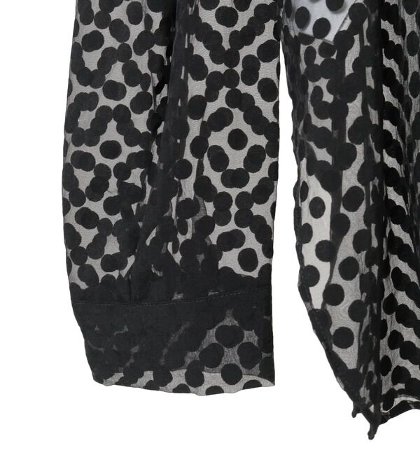 Liesse「オパールドットシアーシャツ」|シャツ・ブラウス|