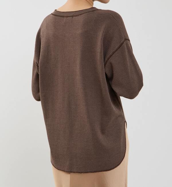 SOFFITTO「ヘンリーネックプルオーバー」|Tシャツ・カットソー|