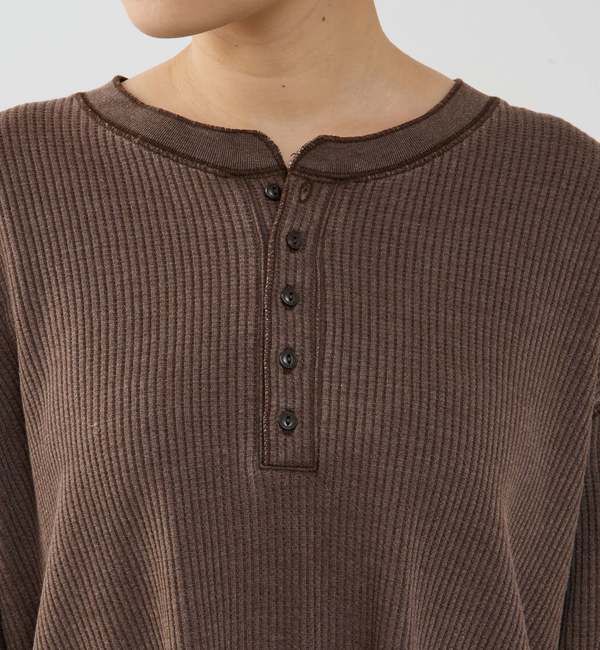 SOFFITTO「ヘンリーネックプルオーバー」|Tシャツ・カットソー|