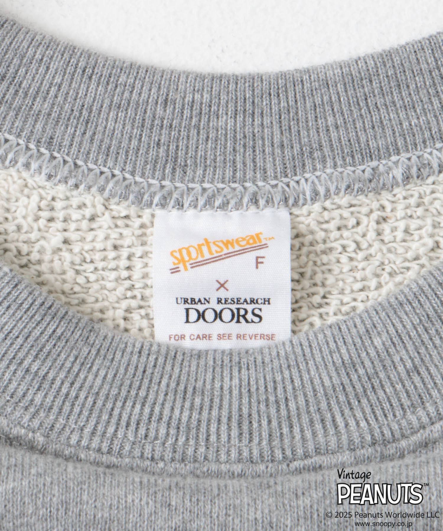 URBAN RESEARCH DOORS「『別注』Sports Wear&times;DOORS　PEANUTS甘編みスウェットTシャツ」|Tシャツ・カットソー|