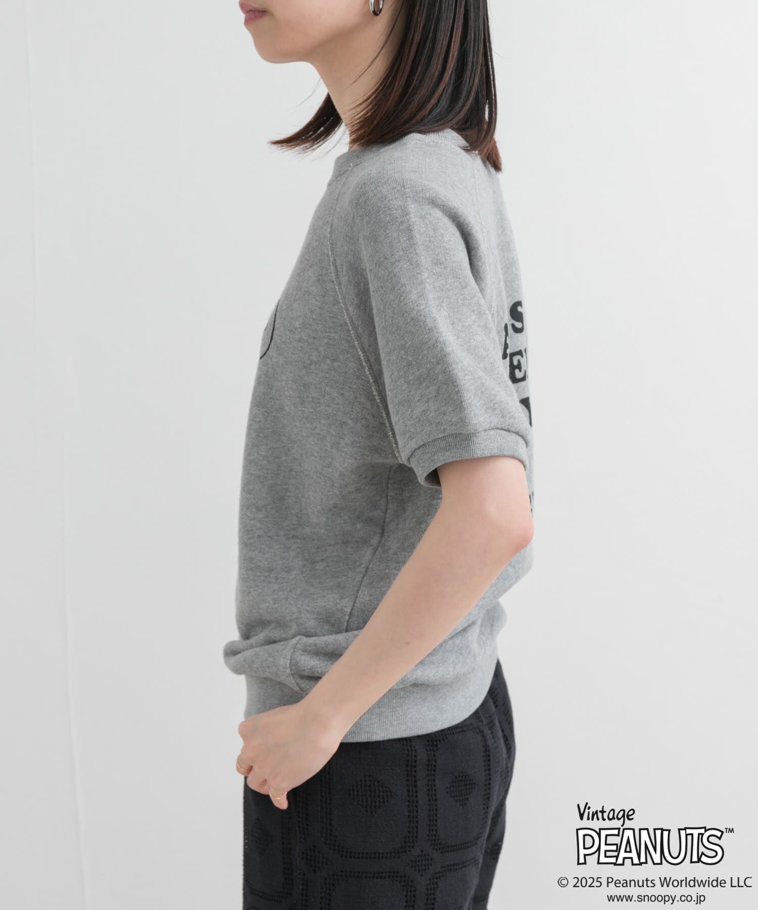 URBAN RESEARCH DOORS「『別注』Sports Wear&times;DOORS　PEANUTS甘編みスウェットTシャツ」|Tシャツ・カットソー|