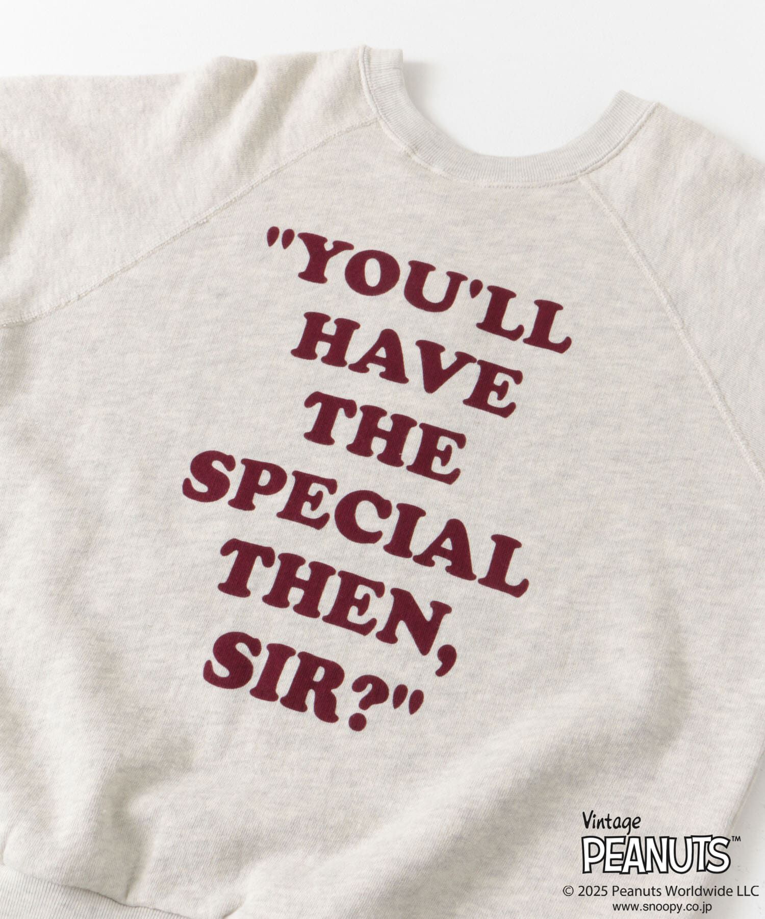 URBAN RESEARCH DOORS「『別注』Sports Wear&times;DOORS　PEANUTS甘編みスウェットTシャツ」|Tシャツ・カットソー|