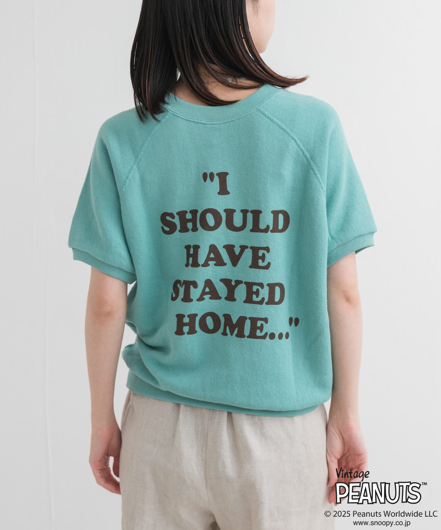 URBAN RESEARCH DOORS「『別注』Sports Wear&times;DOORS　PEANUTS甘編みスウェットTシャツ」|Tシャツ・カットソー|