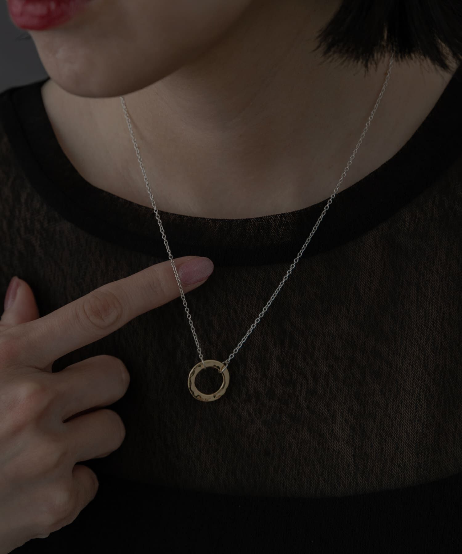 SMELLY「SMELLY so&rsquo;　plate ring necklace」|ネックレス|