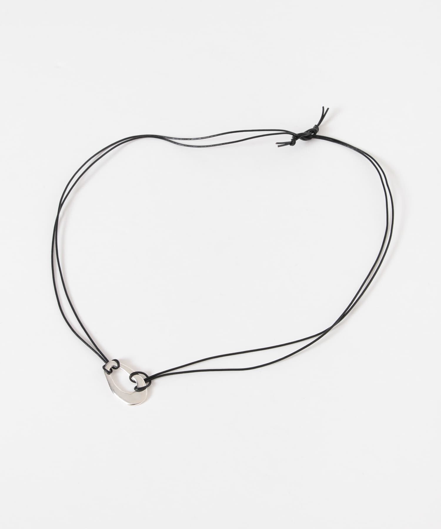 SMELLY「SMELLY so&rsquo;　oval plate cord necklace」|ネックレス|