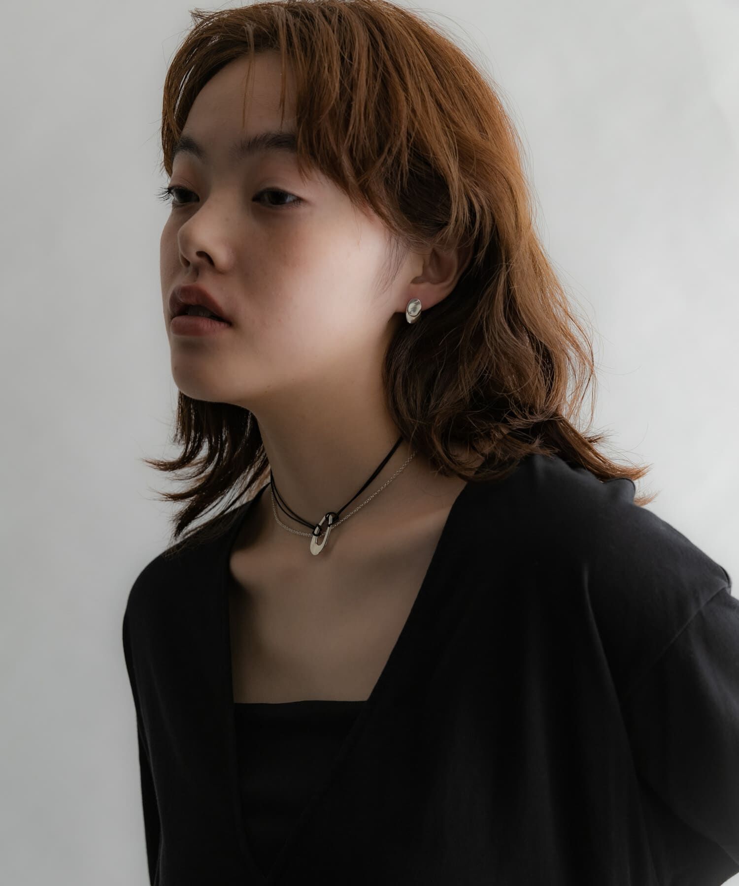SMELLY「SMELLY so&rsquo;　oval plate cord necklace」|ネックレス|