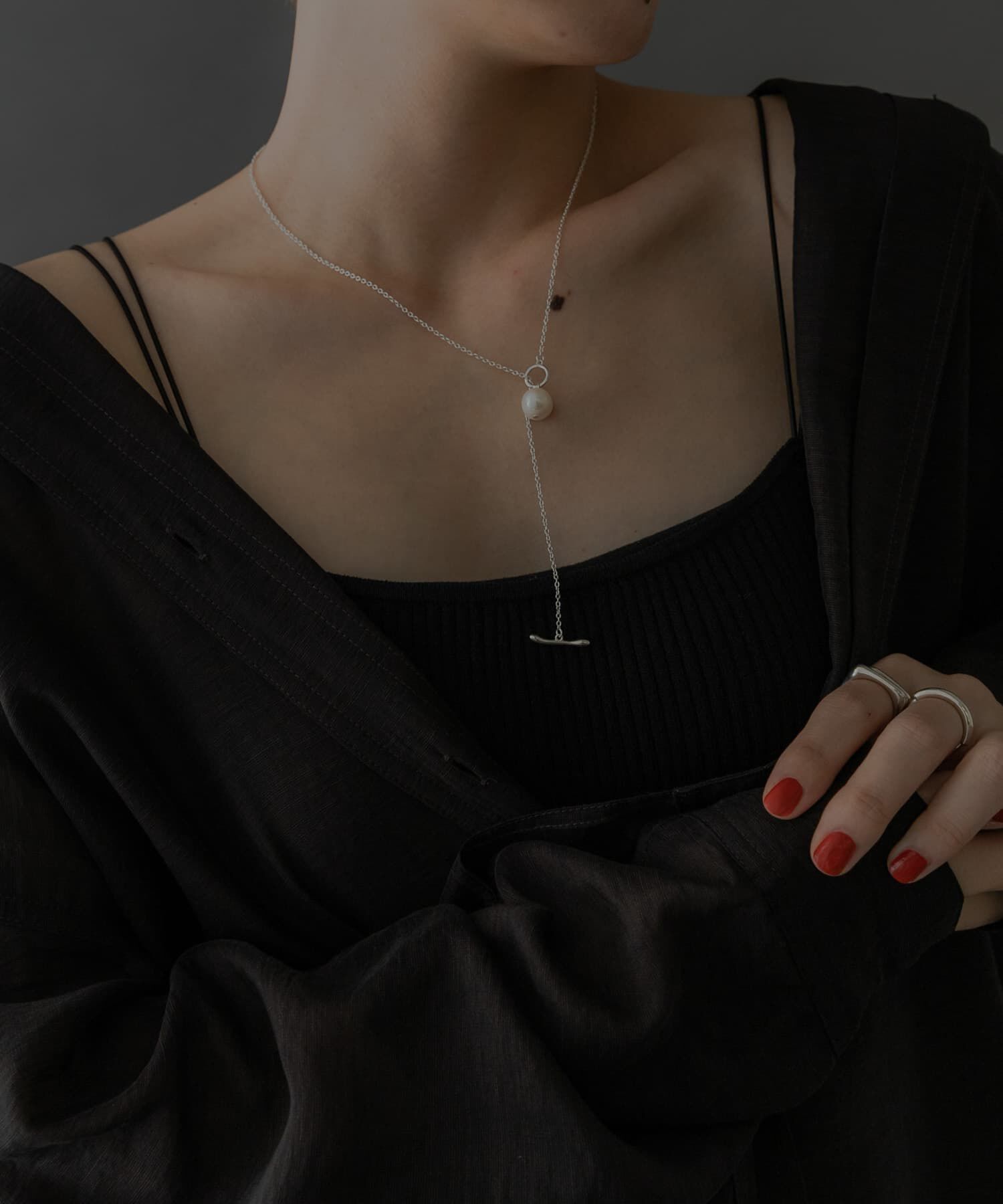 SMELLY「SMELLY so&rsquo;　pearl mantel necklace」|ネックレス|