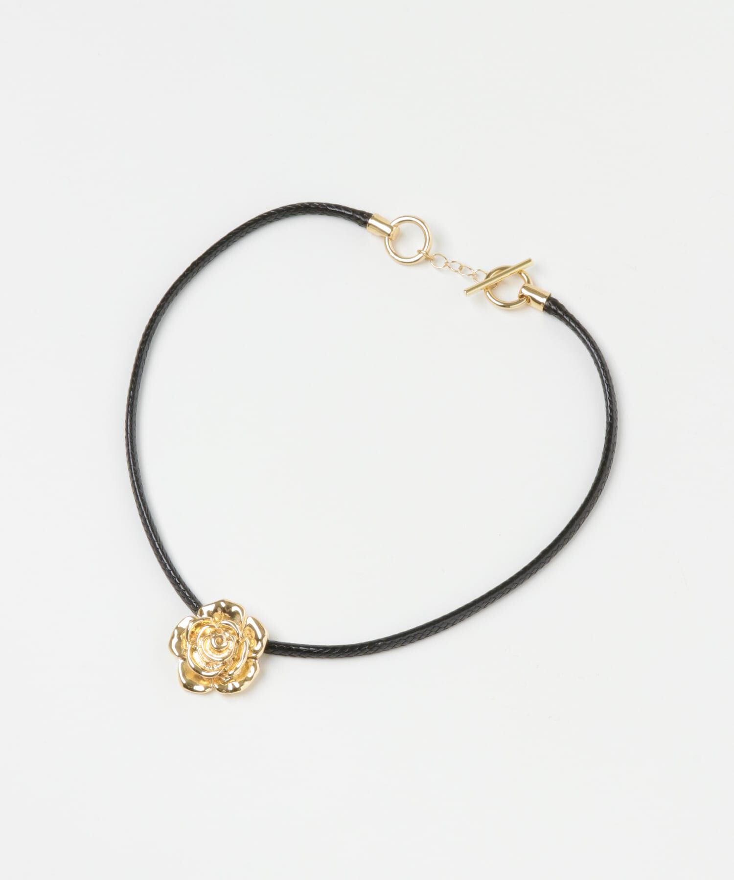 SMELLY「メタルローズチョーカーマンテルネックレス」|ネックレス|