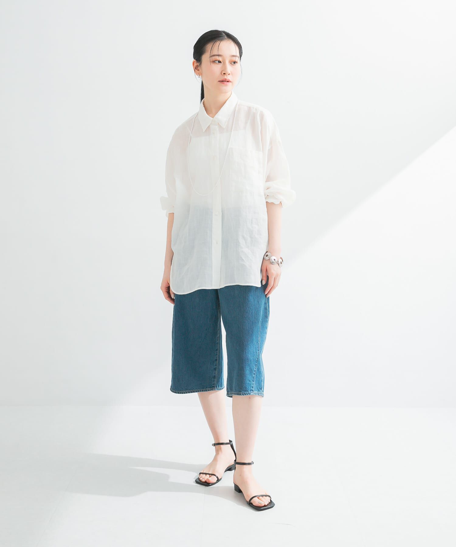 URBAN RESEARCH「ガーメントダイラミーオーバーシャツ」|シャツ・ブラウス|