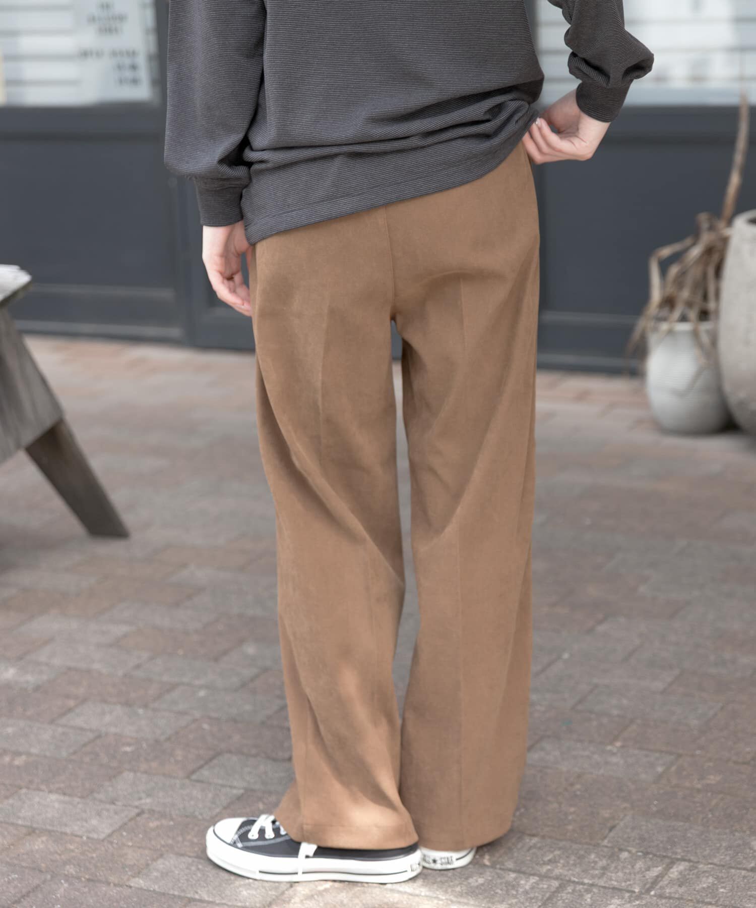 URBAN RESEARCH DOORS「FORK&SPOON　スエードライクパンツ」|その他|