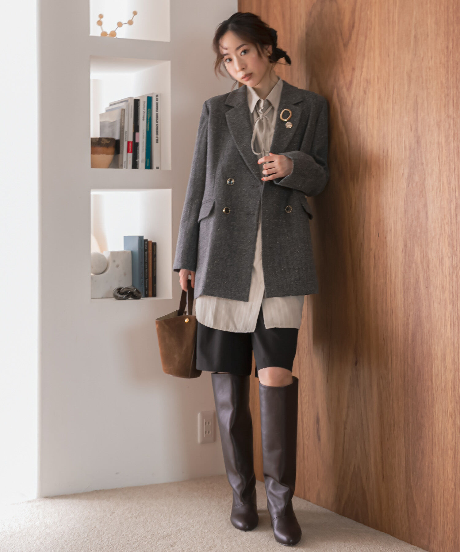 URBAN RESEARCH ROSSO「F by ROSSO　ヘリンボンネップツイードジャケット」|その他|