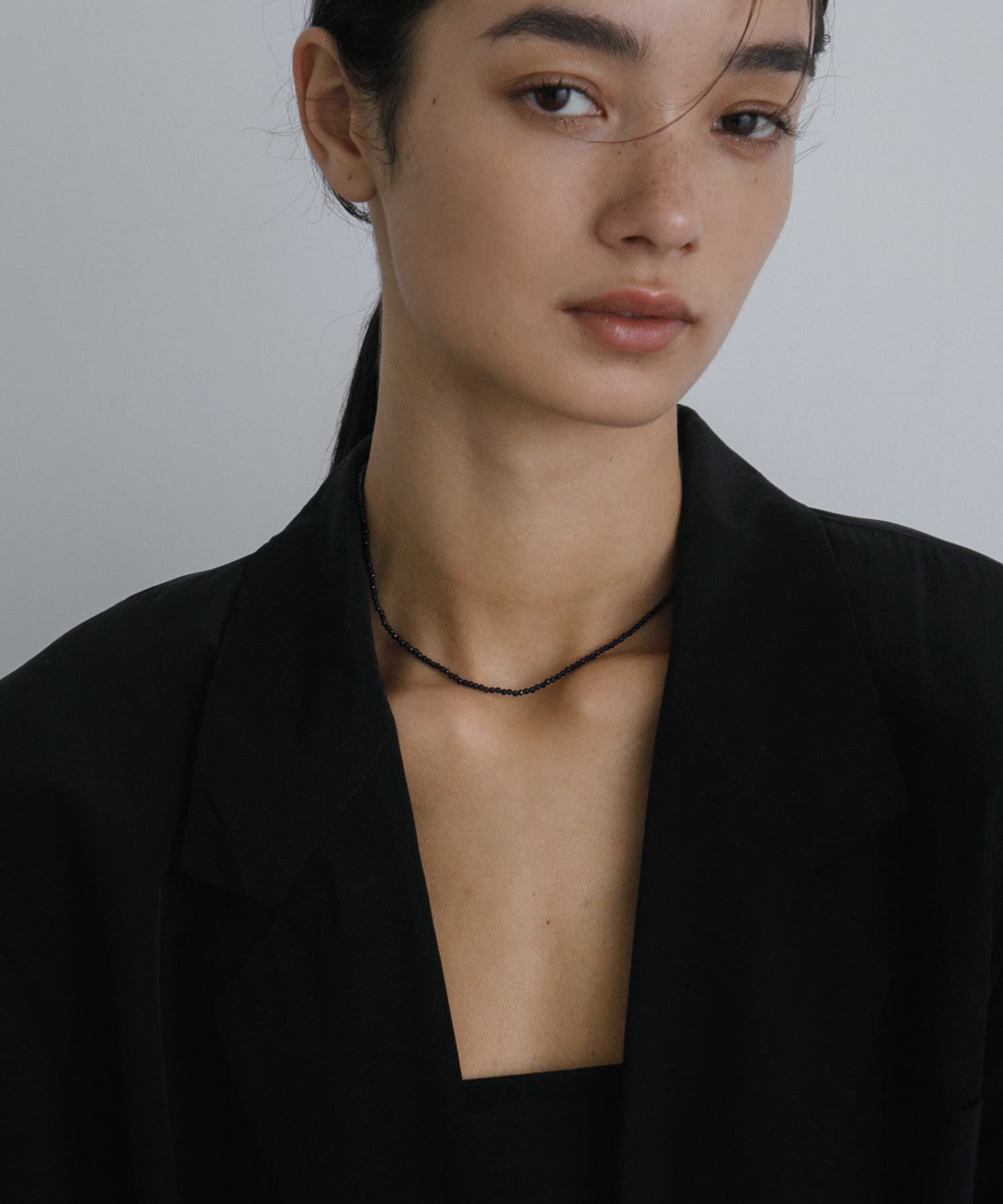 URBAN RESEARCH「decor『デコール』　Cut beads necklace」|ネックレス|ブラック