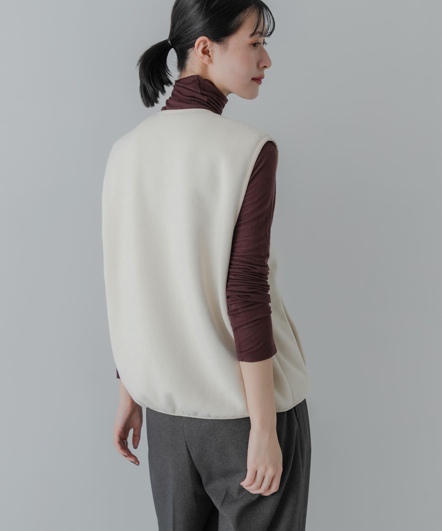 URBAN RESEARCH「『別注』THOUSAND MILE&times;URBAN RESEARCH　KNIT FREECE ZIP VEST」|ベスト・ジレ|