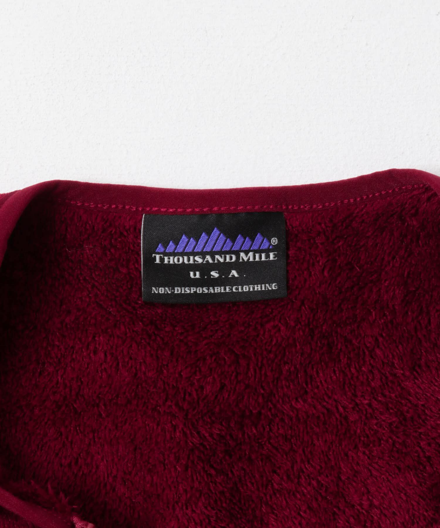 URBAN RESEARCH「『別注』THOUSAND MILE&times;URBAN RESEARCH　KNIT FREECE ZIP VEST」|ベスト・ジレ|