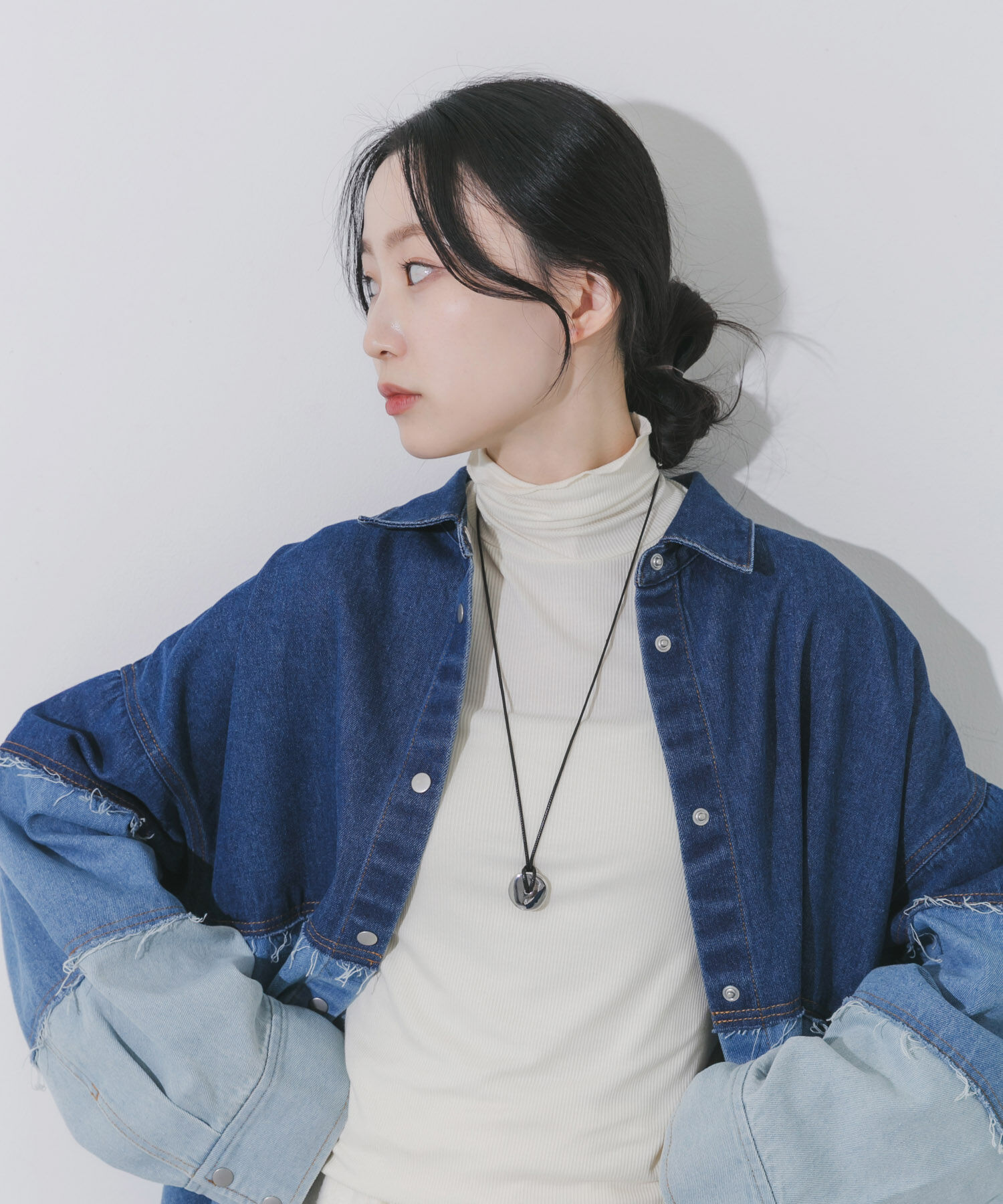 SMELLY「メタルラウンドコードネックレス」|ネックレス|