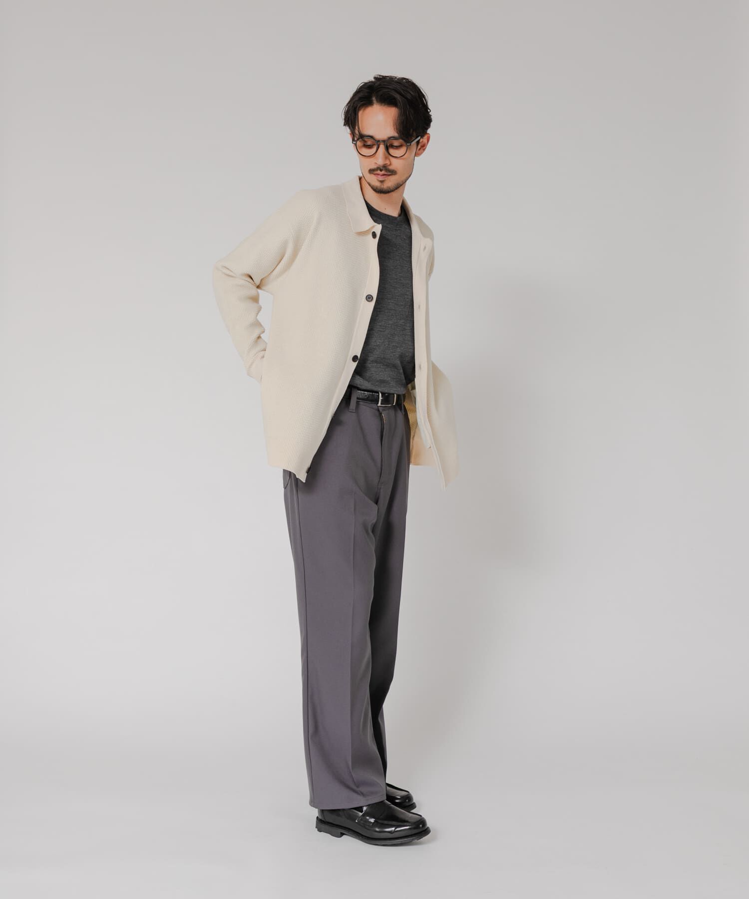 URBAN RESEARCH「モールリュクスポロカーディガン」|カーディガン|