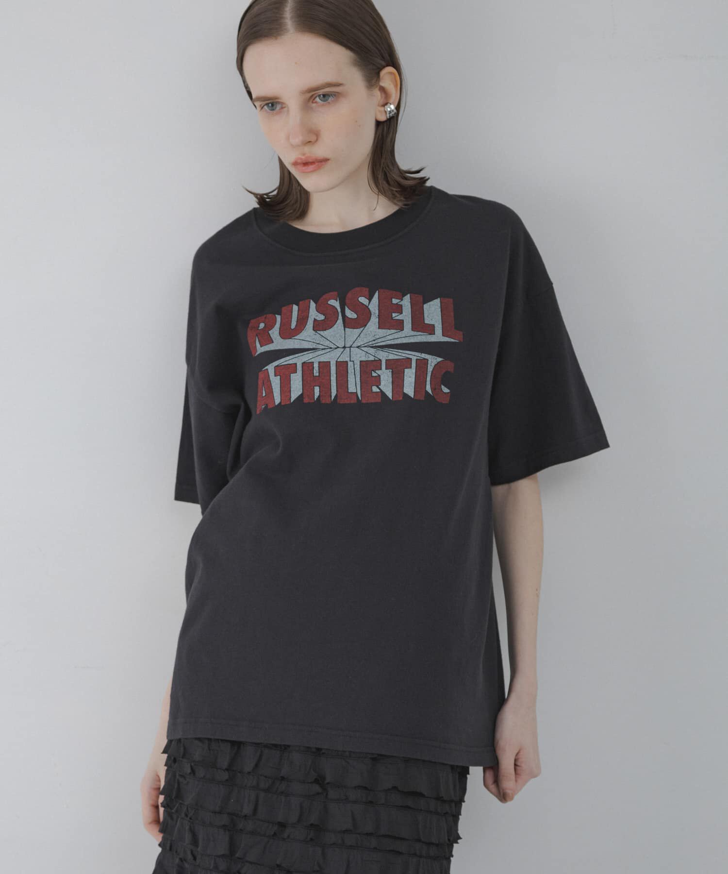 Sonny Label 「『別注』RUSSELL ATHLETIC&times;Sonny Label　ロゴプリントTシャツ」|Tシャツ・カットソー|