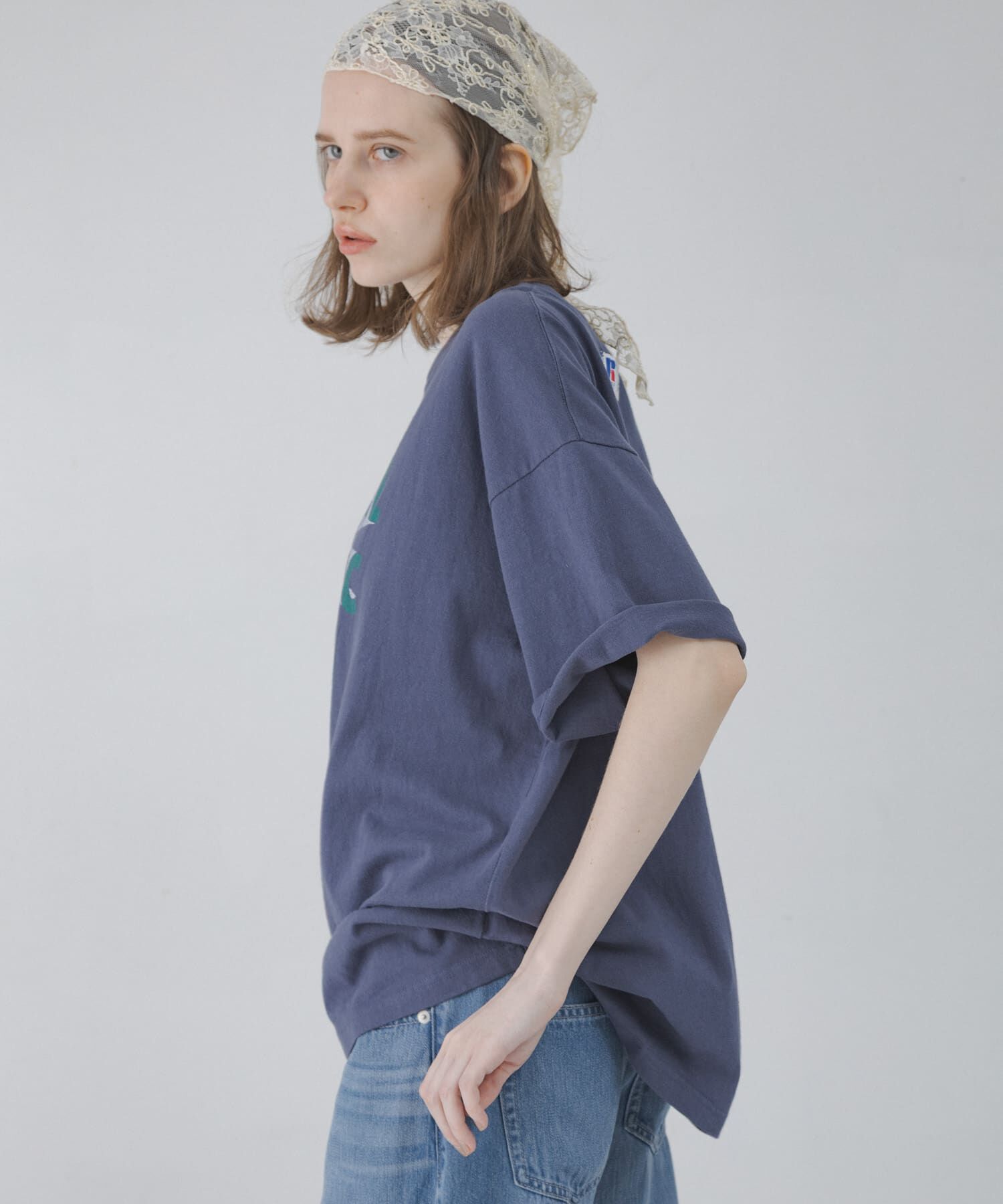 Sonny Label 「『別注』RUSSELL ATHLETIC&times;Sonny Label　ロゴプリントTシャツ」|Tシャツ・カットソー|