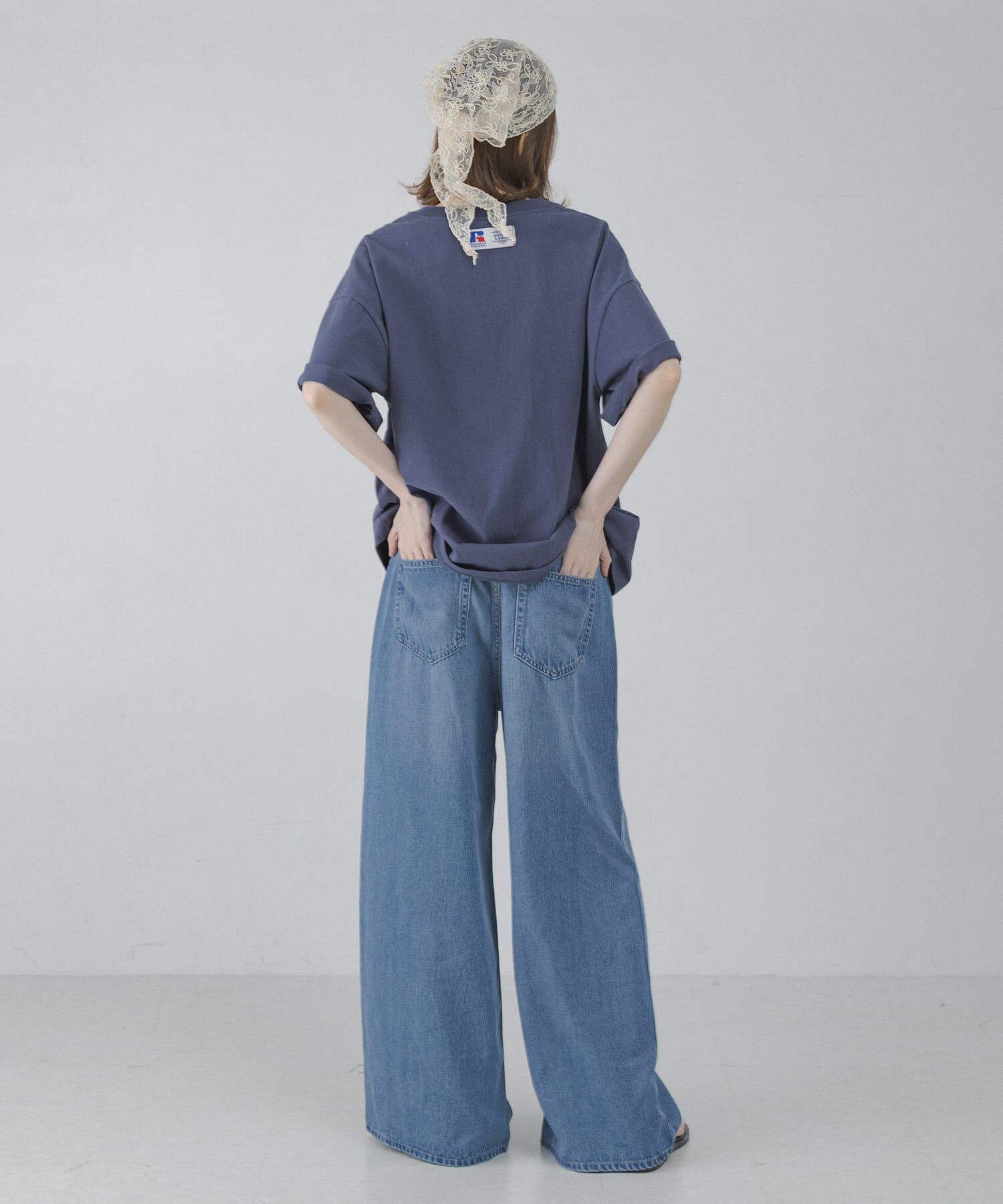 Sonny Label 「『別注』RUSSELL ATHLETIC&times;Sonny Label　ロゴプリントTシャツ」|Tシャツ・カットソー|