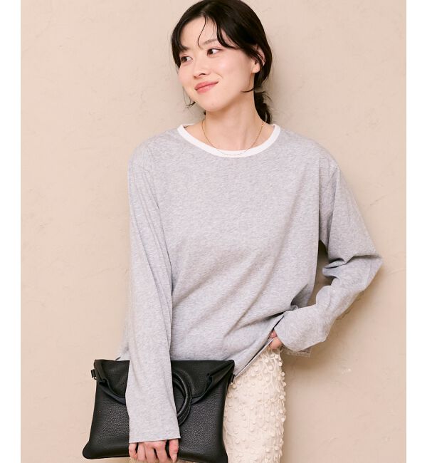  「リンガーロングカットソー」|Tシャツ・カットソー|