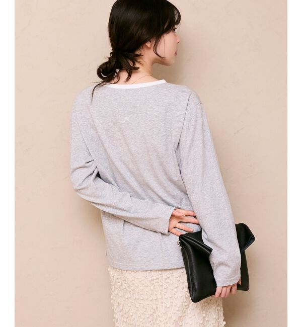  「リンガーロングカットソー」|Tシャツ・カットソー|