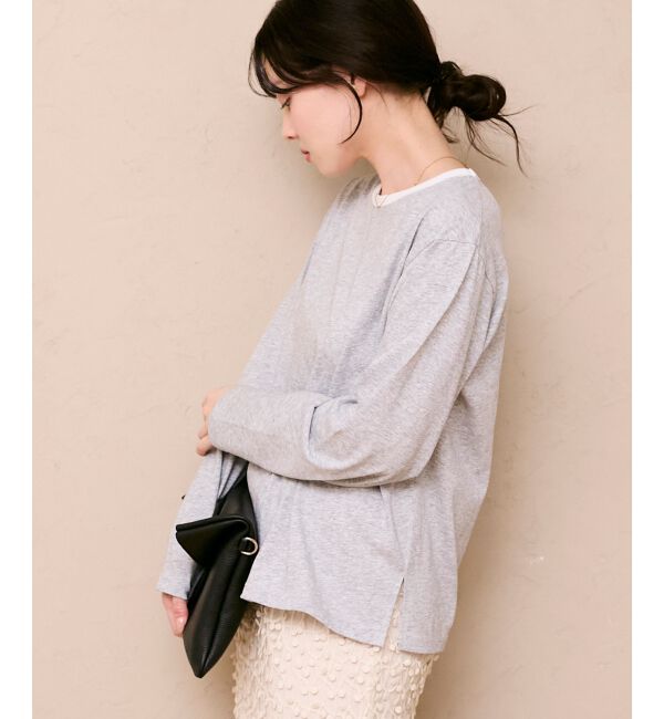  「リンガーロングカットソー」|Tシャツ・カットソー|