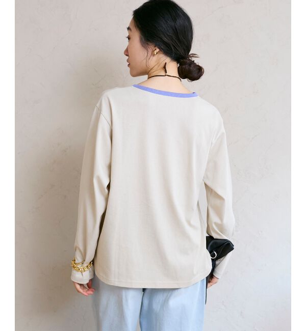  「リンガーロングカットソー」|Tシャツ・カットソー|