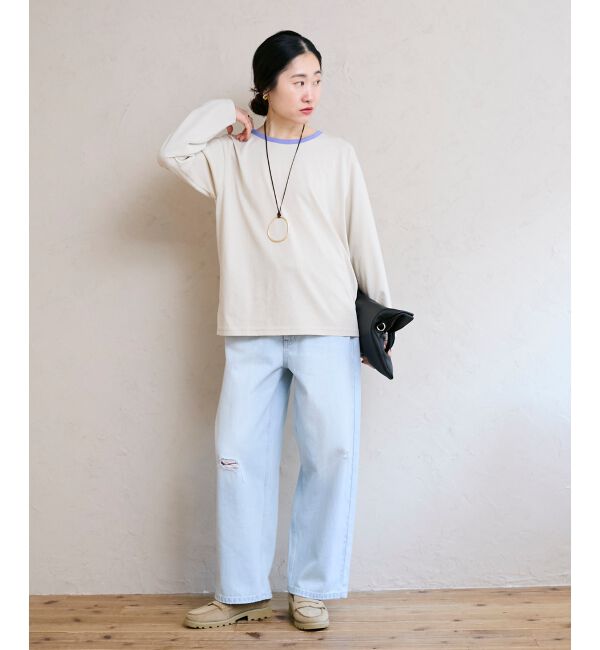  「リンガーロングカットソー」|Tシャツ・カットソー|