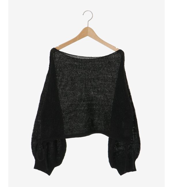  「キラキラドロストメッシュニット」|ニット・セーター|