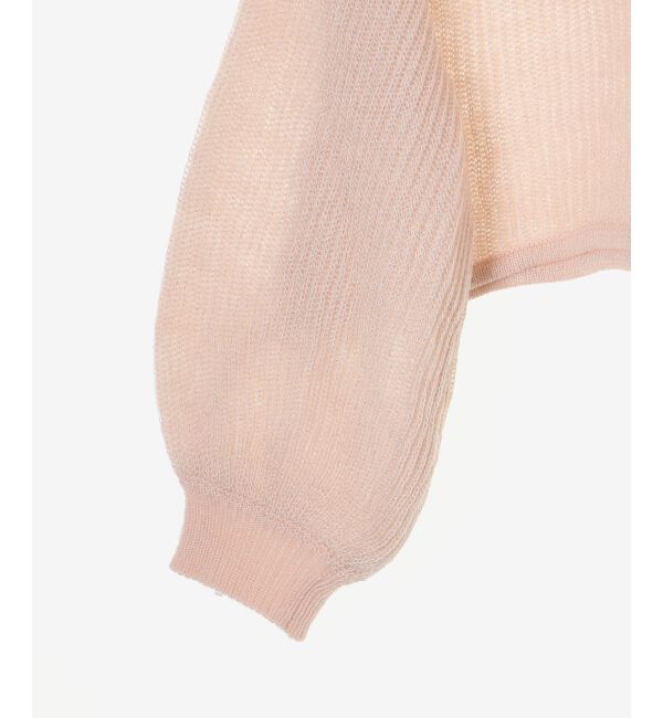  「キラキラドロストメッシュニット」|ニット・セーター|