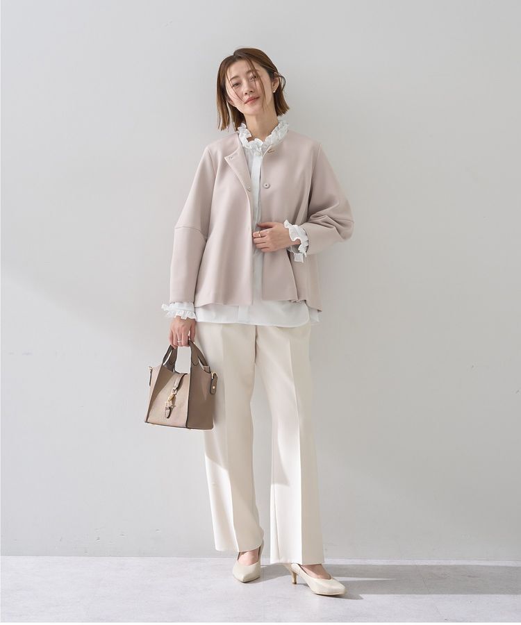 YECCA VECCA「サイドベルテッドハイウエストパンツ」|その他|