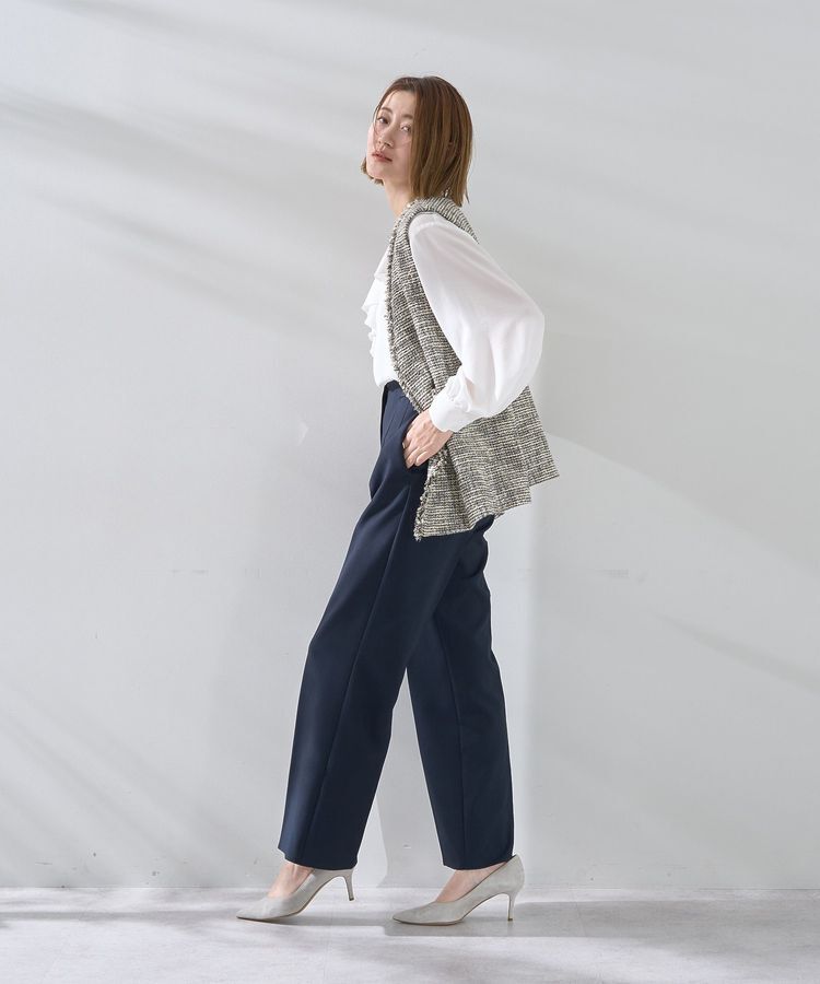 YECCA VECCA「サイドベルテッドハイウエストパンツ」|その他|