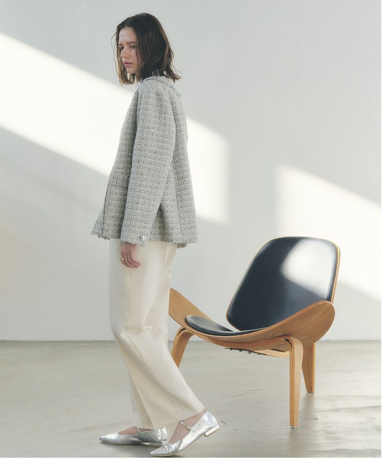 YECCA VECCA「サイドベルテッドハイウエストパンツ」|その他|