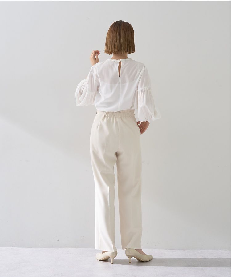 YECCA VECCA「サイドベルテッドハイウエストパンツ」|その他|